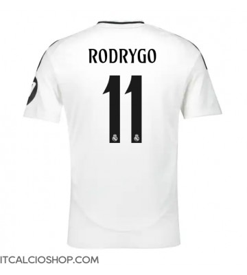 Real Madrid Rodrygo Goes #11 Prima Maglia 2024-25 Manica Corta